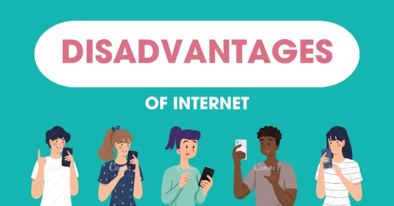 What are the disadvantages of Internet?